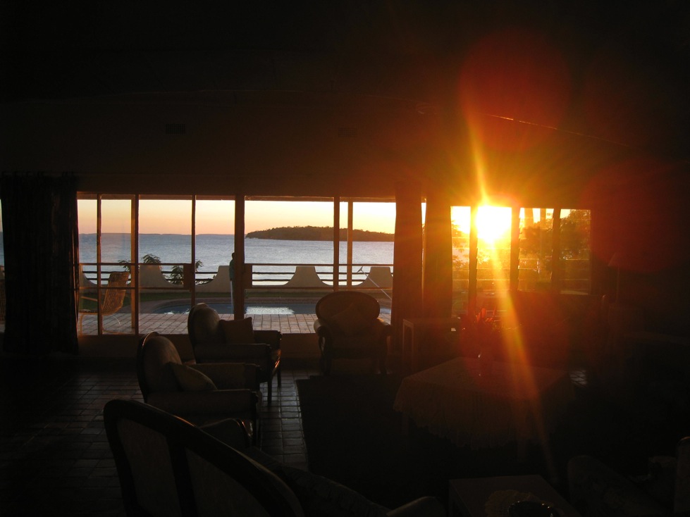 Lake Cariba sunrise